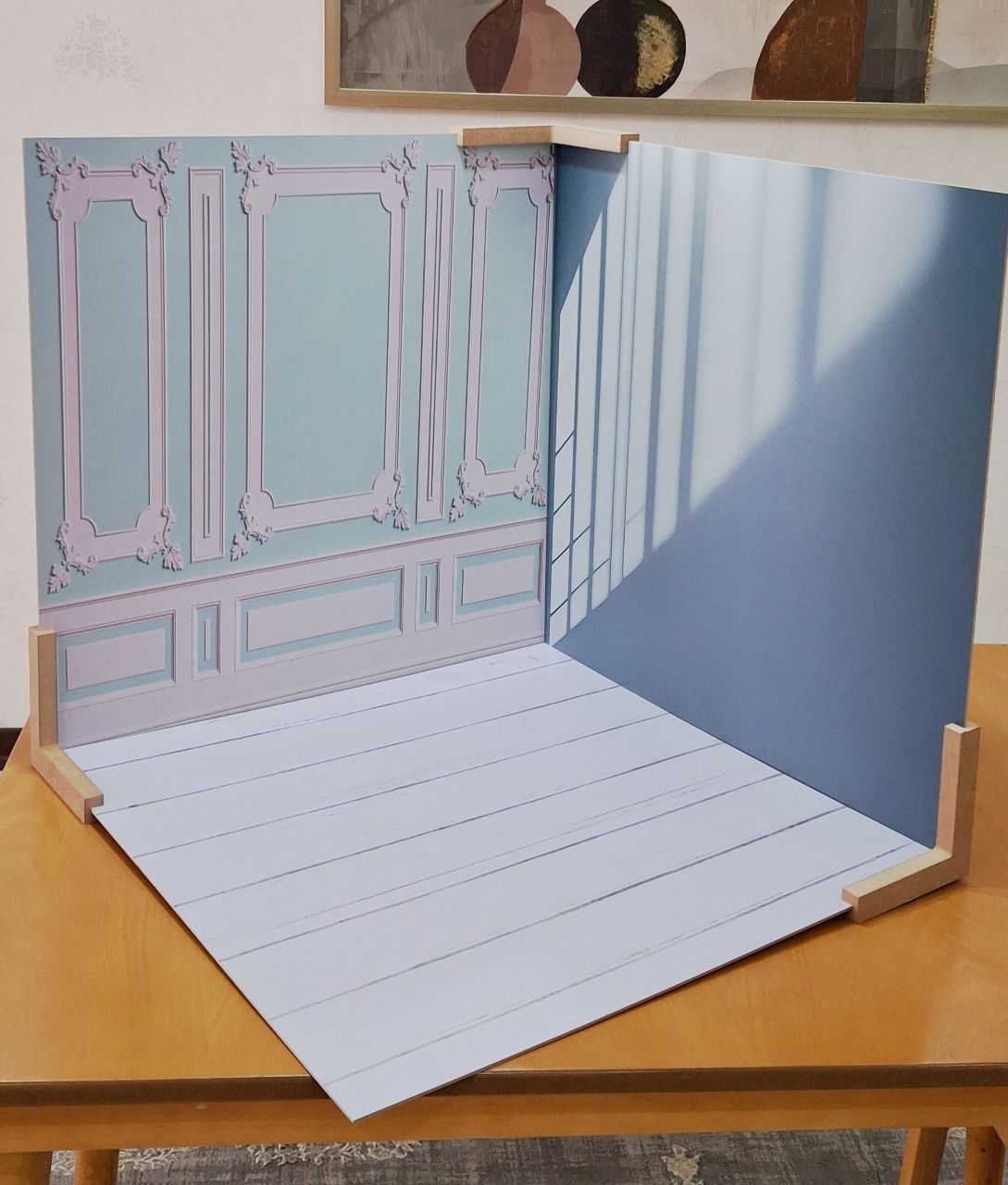 ✨سه عدد بکدراپ همراه سه عدد نبشی اتصال  ✔️ ابعاد 60/60  ✨متریال: ام دی اف با ضخامت 3میلی متر  ✨قابلیت شستشو :بادستمال مرطوب به خوبی لکه زدایی میشود   ✨استفاده در عکاسی محصولات : مانند جواهرات ، لوازم آرایشی،صنایع دستی ، یا هر محصول دیگری.....