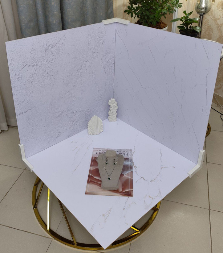 بکدراپ سه نبش همراه 3 عدد گیره اتصال