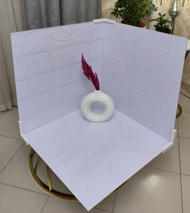 بکدراپ سه نبش همراه 3 عدد گیره اتصال